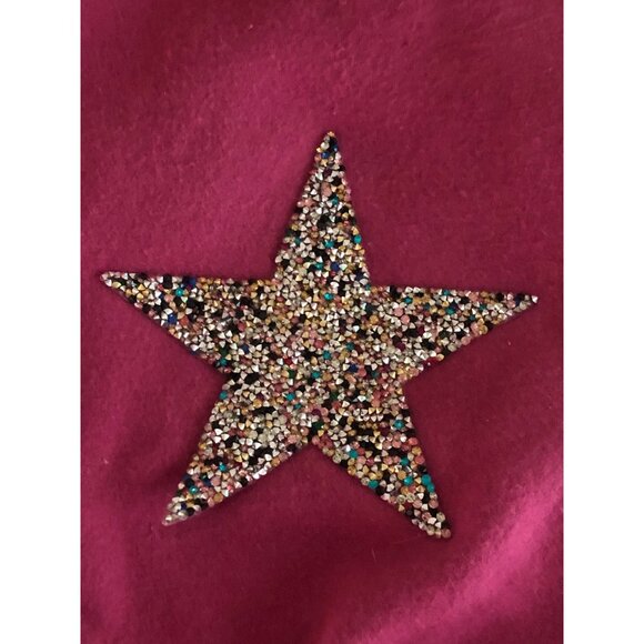 Top Paw Pet Dog Apparel Star Sweatshirt Pink Size Medium - Picture 3 of 6